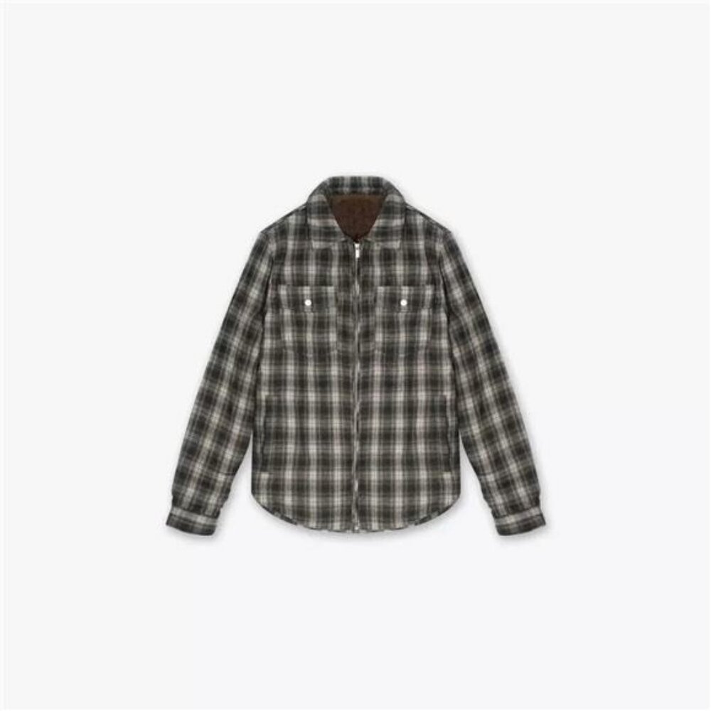 Richie Le Collection Sherpa Lined Flannel Size M